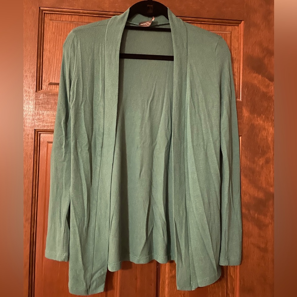 Market & Spruce Teal Cardigan